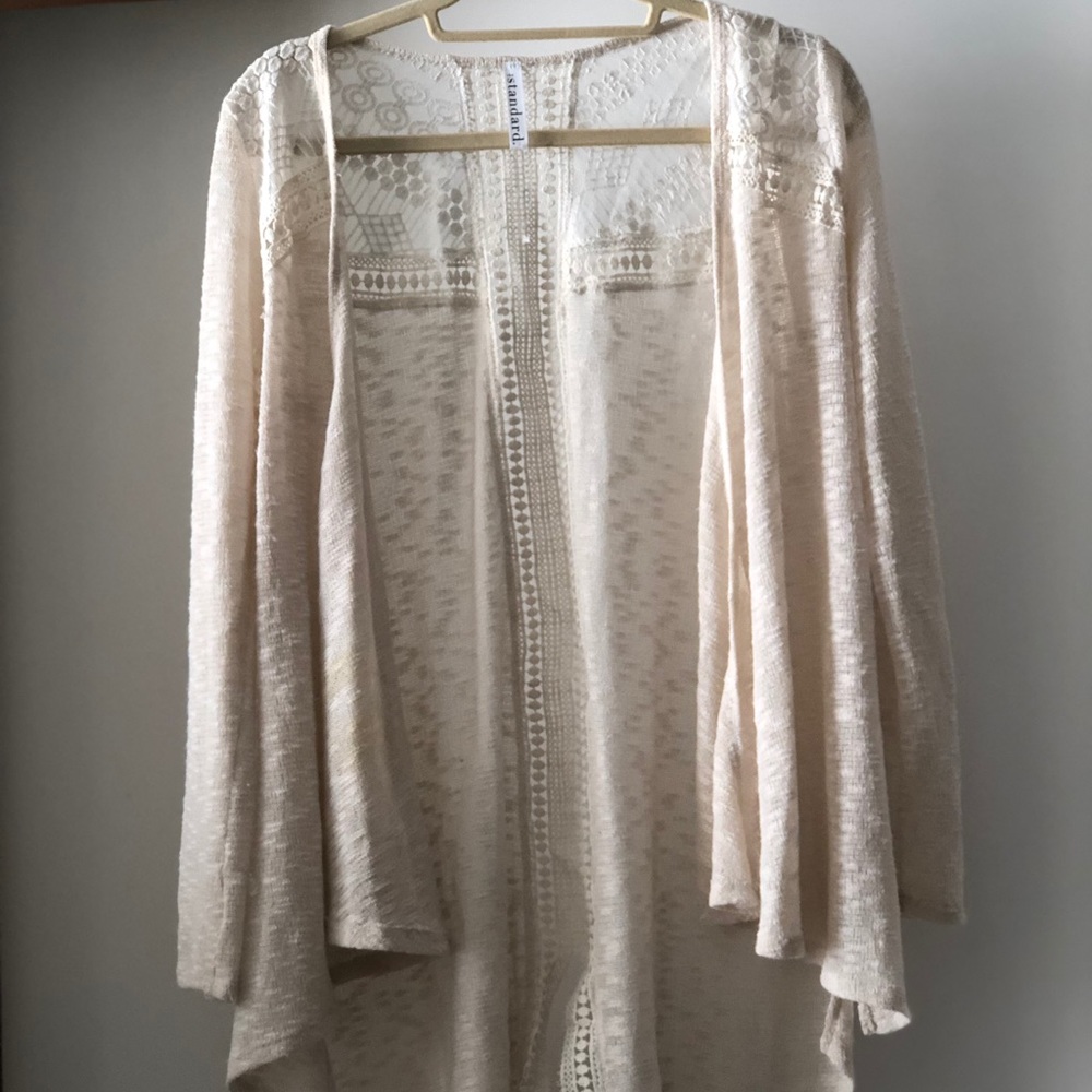 Lightweight beige cardigan